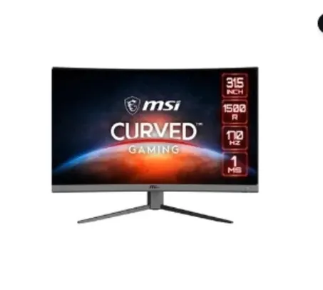 Monitor Gamer MSI G32CQ4 E2, 31.5", 170Hz, WQHD, 1ms, DisplayPort e HDMI, Adaptive-Sync