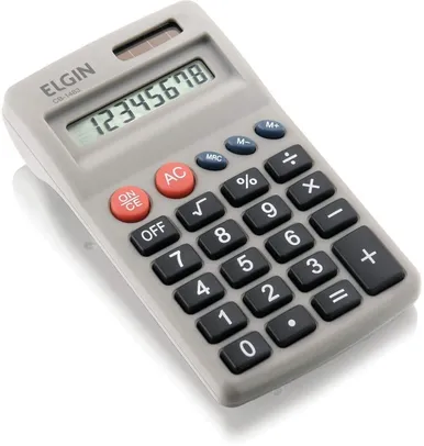 (Prime) Calculadora de bolso Elgin 8 dígitos CB1483, Elgin | R$10