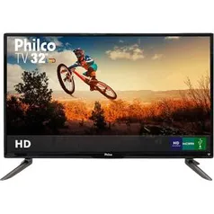 TV 32" LED Philco PH32C10DG HD com Conversor Digital 3 HDMI 1 USB por R$ 810