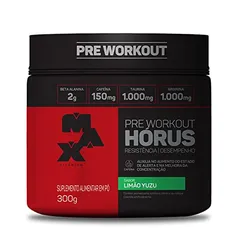 Pré Workout Horus Pote 300G Sbor Limão Yuzu, Max Titanium