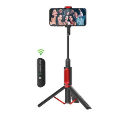 BlitzWolf® BW-BS10 All In One Portable bluetooth Selfie Stick + Bakeey Universal Clip Camera