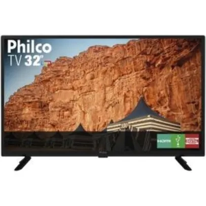 Saindo por R$ 650: TV LED 32´ Philco PTV32G50D | R$ 650 | Pelando