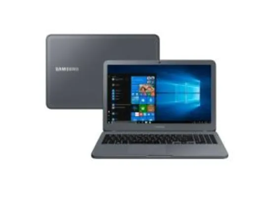 Notebook Samsung Intel Core i5 8GB 1TB Tela 15.6" Windows 10 NP350XAA-KD1BR Cinza Titanium - R$2150