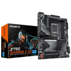 Placa Mãe Gigabyte Z790 WIFI Gaming X AX, Chipset Z790, Intel LGA 1700, ATX, DDR5