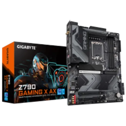 Placa Mãe Gigabyte Z790 WIFI Gaming X AX, Chipset Z790, Intel LGA 1700, ATX, DDR5