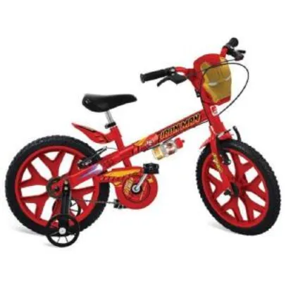 [AME 70%] Bicicleta Aro 16 Com Rodinhas Homem De Ferro Vingadores R$ 467