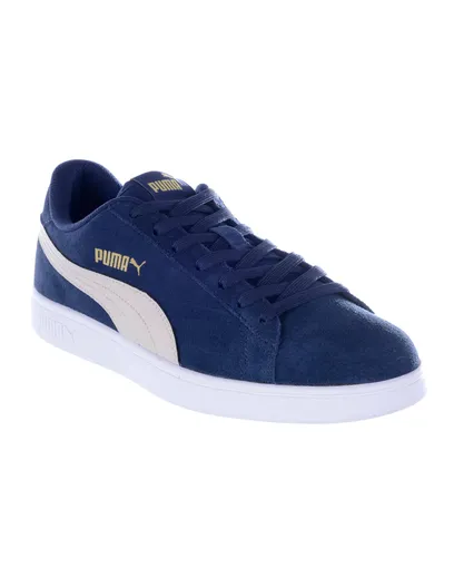 Foto do produto Tênis Masculino Puma Smash Marinho/Branco - 43 - Azul Marinho