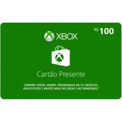 Xbox Gift Card 100 R$ | R$ 90