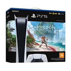 [AME R$ 4037,40 / PARCELADO]Console PlayStation 5 Edição Digital 825GB + Jogo Horizon Forbidden West