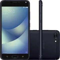 Asus Zenfone 4 Max, Preto, ZC554KL, Tela de 5.5’, 16GB, 13MP - R$689