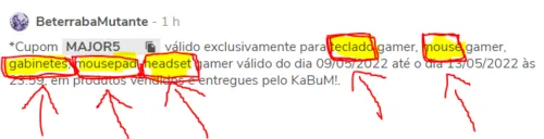 Imagen na descrição da promoção