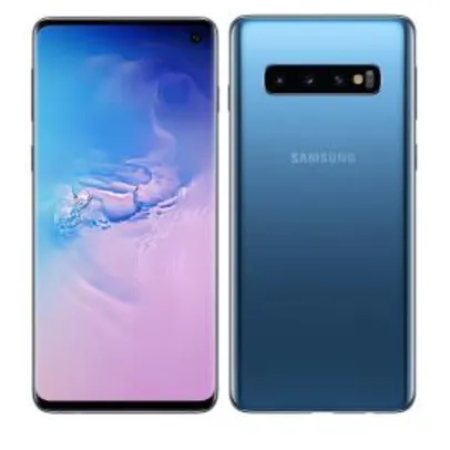 Smartphone Samsung Galaxy S10 128GB Azul 4G Tela 6.1"  POR R$ 3599