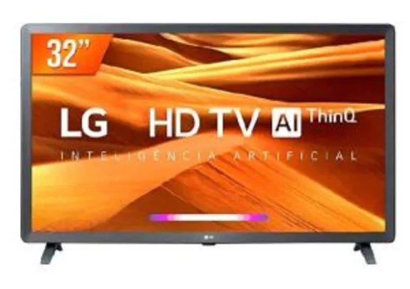 Smart TV LED 32" LG, 3 HDMI, 32LM621CBSB.A R$ 1190