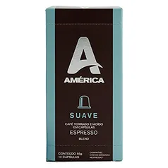 Café em Cápsulas América Suave, Compatível com Nespresso | R$9