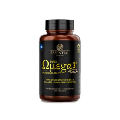 [app] Super Ômega 3 tg 180 capsulas 1000mg - 90 doses Essential Nutrition