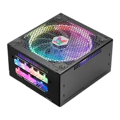 Fonte Gamer Super Flower 550W Leadex III ARGB Gold 80 Plus | R$560