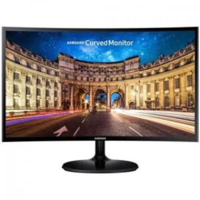 Monitor Samsung LED 24 Pol Widescreen Curvo | R$579