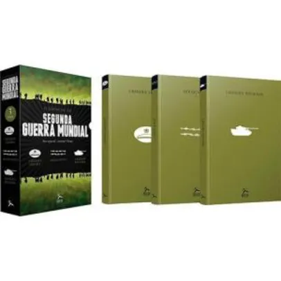 Saindo por R$ 10: Box de Livros - O Essencial da Segunda Guerra Mundial (3 Volumes) | R$ 9,90 | Pelando