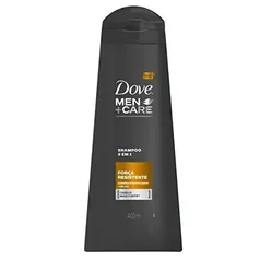 [REC/ + por - 8,21] Dove Shampoo 2 Em 1 Cafeína Fortificante Mais Cálcio Men+Care 400Ml