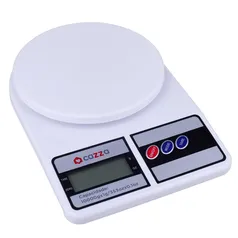 Balança Digital de Cozinha 10kg Cazza Branca