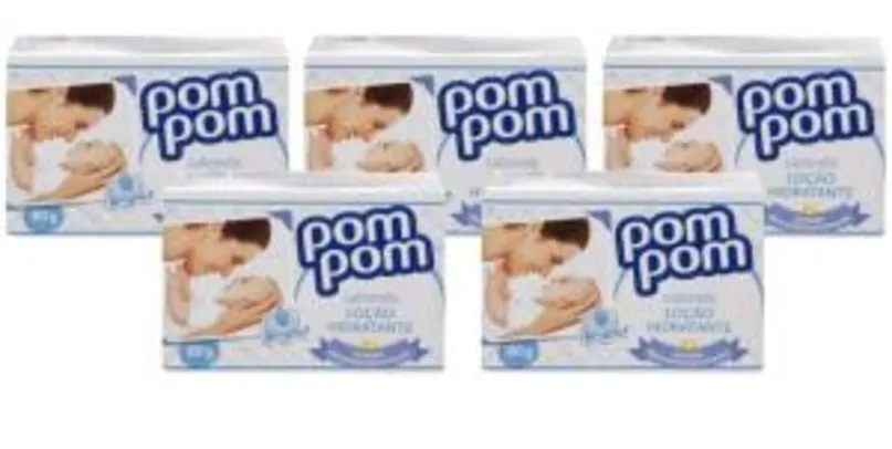 [APP + Cliente OURO] Leve 4 Pague 3 - Sabonete Infantil Pom Pom Hidratante 80gr - R$21