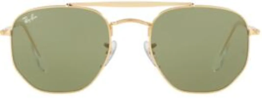 [5% de AME] Óculos de Sol Ray-Ban THE MARSHAL RB3648L 001/4E Ouro | R$315