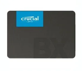 SSD Crucial BX500, 480GB, SATA, Leitura 540MB/s, Gravação 500MB/s - CT480BX500SSD1 | R$380