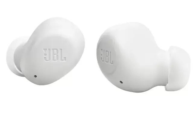 [Cliente Ouro] Fone de Ouvido Bluetooth JBL Wave Buds Intra-auricular com Microfone Branco