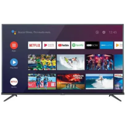[AME R$2.031] Smart TV 4K LED 55" TCL 55P8M Android
