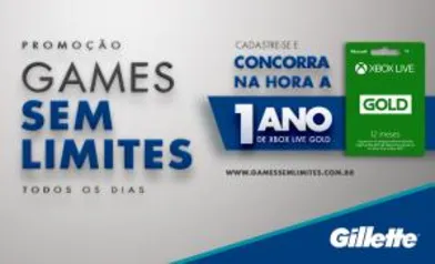  [P&G] Sorteio na Hora 1 ano de X Box LIVE GOLD.