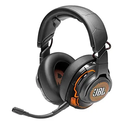 Headset gamer JBL Quantum ONE, com fio, preto, grande