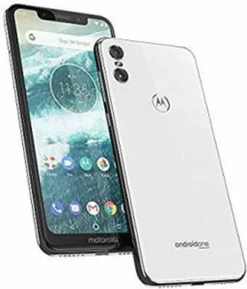 Smartphone Motorola One 64GB Dual Chip Android Oreo 8.1 Tela 5.9" 2.0 GHz Octa-Core Qualcomm 4G Câmera 13 + 2MP (Dual Traseira) R$879