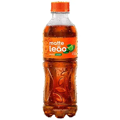 [10 UN] Matte Leão Chá Mate Com Limão Pet 450Ml