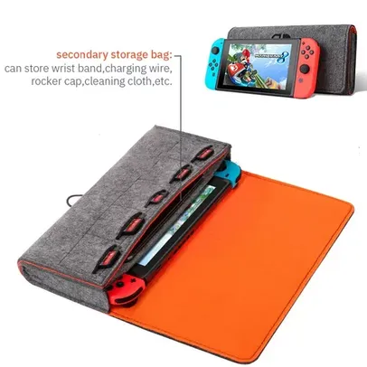 Capa protetora multifuncional para o console nintendo switch 