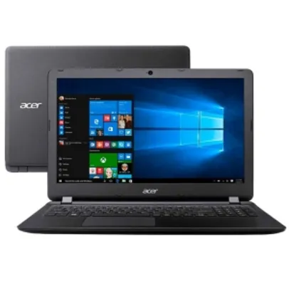 Notebook Acer ES1-572-323F Intel Core i3 4GB 500GB Tela LED 15,6" Windows 10 - R$1.408