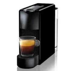 [Com AME R$221] Cafeteira Nespresso Essenza Mini Preta + 50 cápsulas de café