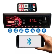 Aparelho Rádio Promoção Mp3 Carro Fm Usb Player Bluetooth