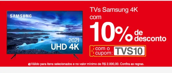 Samsung Smart Tv 50" Uhd 4k | R$2610