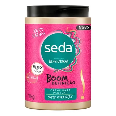 [leve 4und ou +] Creme de Pentear Seda Boom Definição 1kg