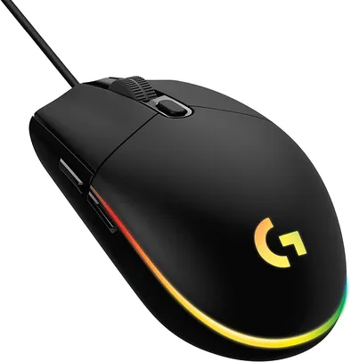 (APP) Mouse Gamer Rgb Logitech G203 Lightsync | R$100