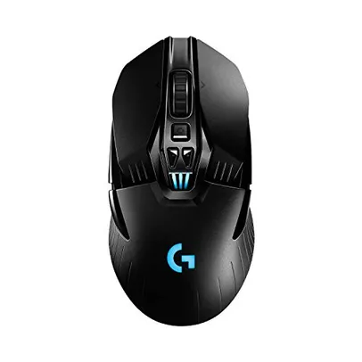 Mouse Gamer Sem Fio Logitech G903 LIGHTSPEED com RGB LIGHTSYNC, Design Ambidestro Personalizável, Sensor HERO 25K, Compatível com POWERPLAY