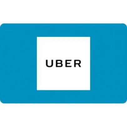 Gift Card Digital Uber R$25 Pré-Pago - (AME R$3 de volta)