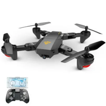Drone VISUO XS809W Upgraded Version XS809HW 2.4G Foldable RC Quadcopter Wifi FPV Selfie Drone - RTF - R$121 | Pelando