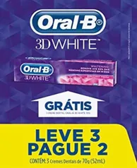 [PRIME] Creme Dental Oral B 3D White | R$8