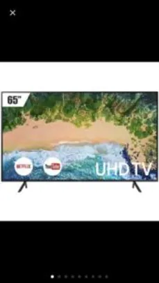 Smart TV LED 65´ UHD 4K Samsung | R$3.299