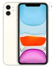 iPhone 11 Apple 64GB branco, Tela de 6,1”, Câmera Dupla de 12MP, iOS | R$4184