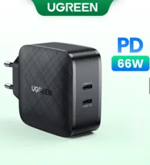 UGREEN USB PD 66W Carregador Rápido Entrega de Energia Alta Potência