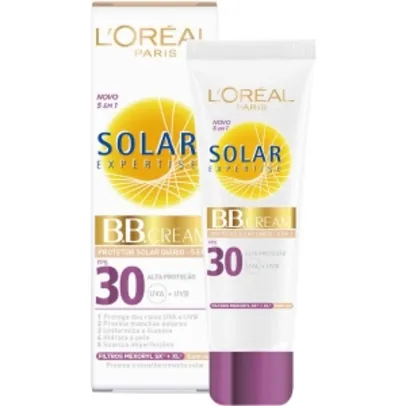 BB Cream L'Oréal Paris Solar Expertise Protetor Solar Diário FPS 30 50g por R$13