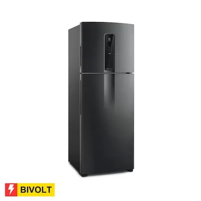 REEMBALADO: Geladeira Electrolux Frost Free Inverter 480L IT70B Duplex Black Inox Look - Bivolt - Bivolt