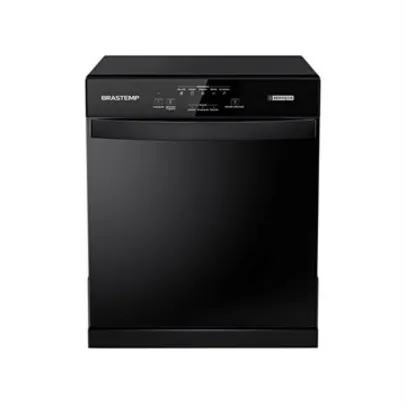 Lava-Louças 8 Serviços Brastemp BLF08AE, 5 Programações, Preto